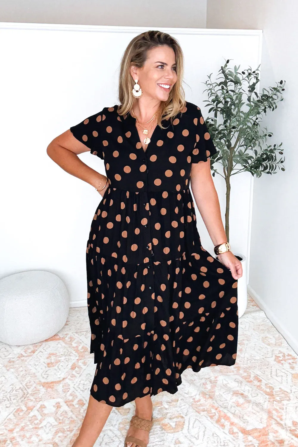 Teacher Print Dress