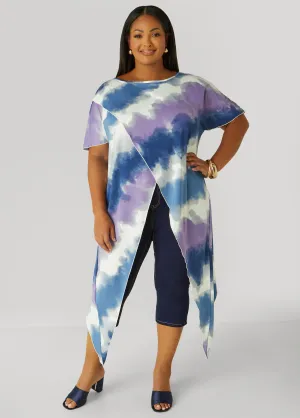 Tie Dyed Crisscross Top