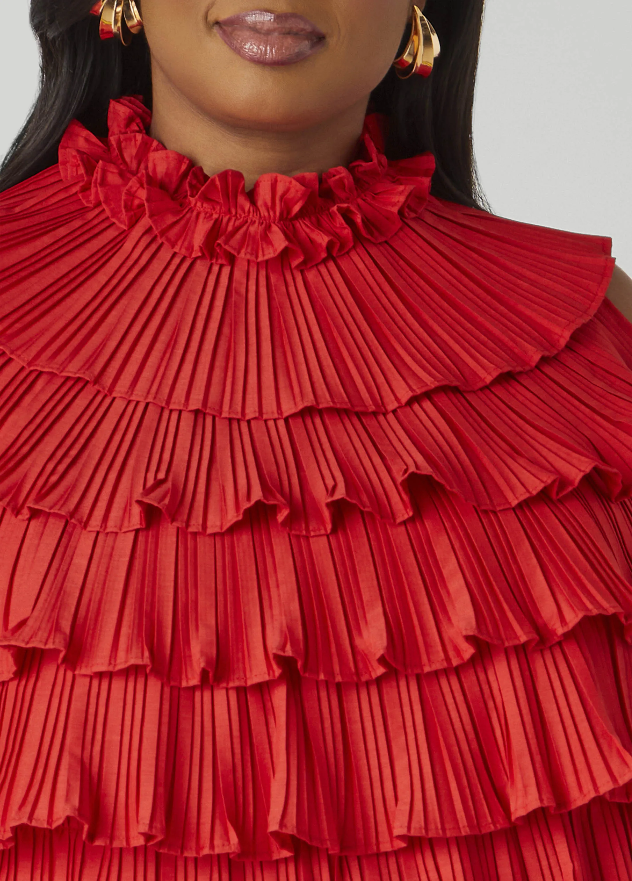 Tiered Ruffled Blouse