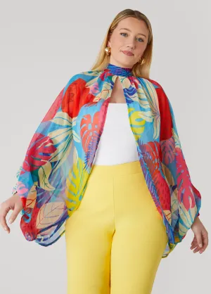 Tropical Print Shrug