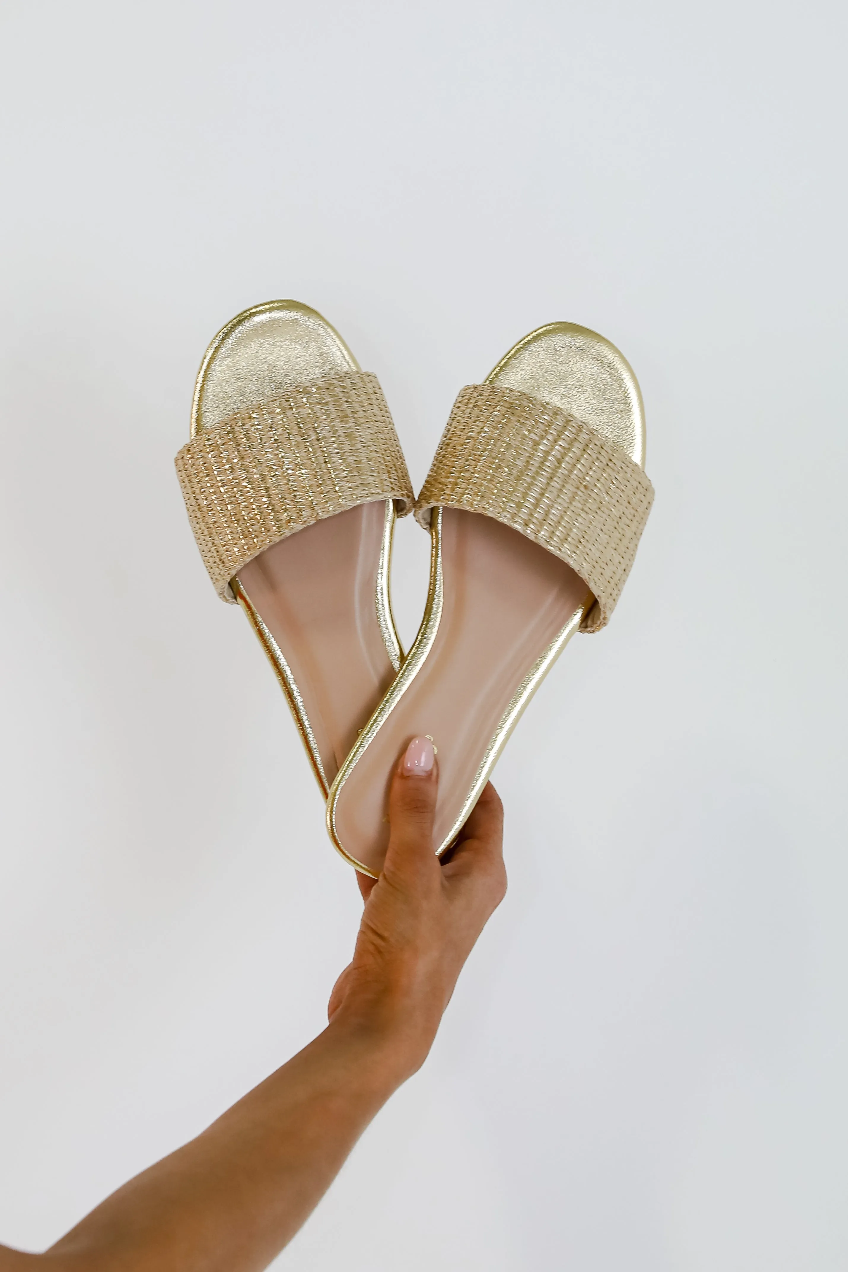 Try To Keep Up Slide Sandals