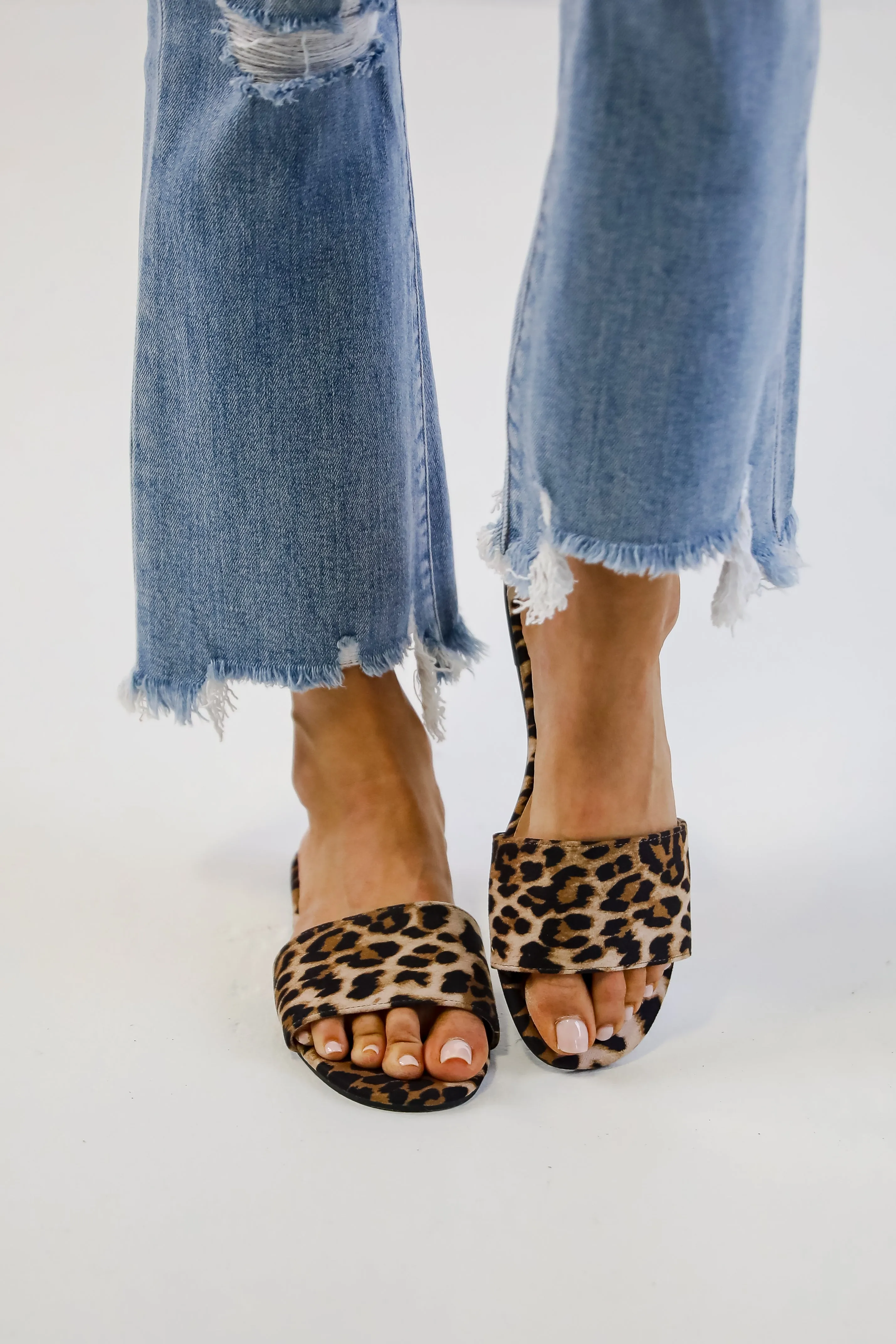 Try To Keep Up Slide Sandals