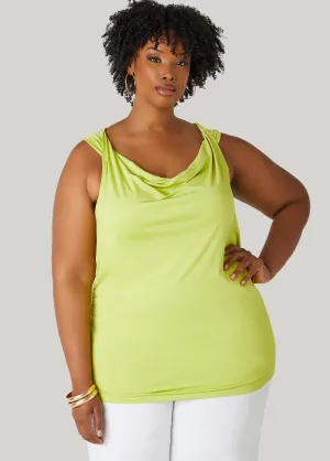 Twisted Cowl Neck Top
