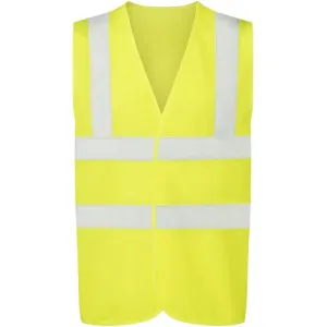 Ultimate Everyday Apparel Mens UCC 4 Band Safety Waistcoat