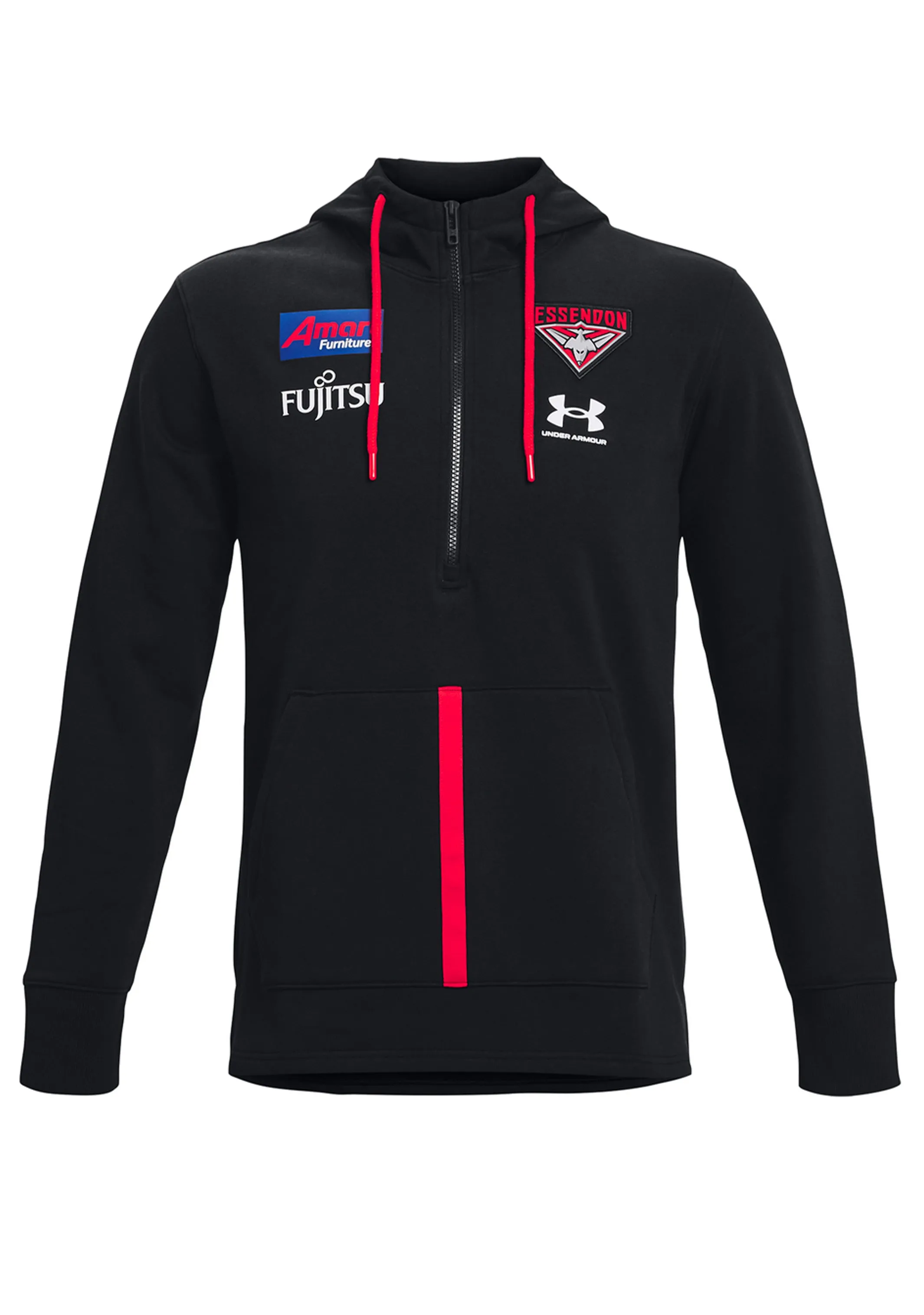 Under Armour Essendon FC Men??s Accelerate Team Hoodie Black