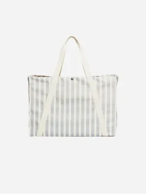 Vegan Beach Tote | Sand & Stone Grey