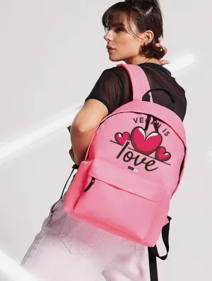 Vegan Is Love Original Fashion Backpack | Multiple Colours