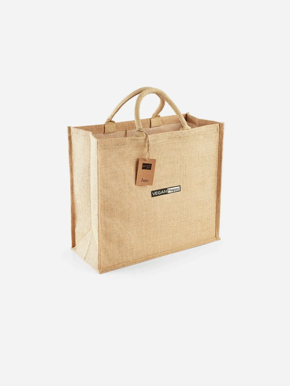Vegan Jute Jumbo Shopper Bag | Natural