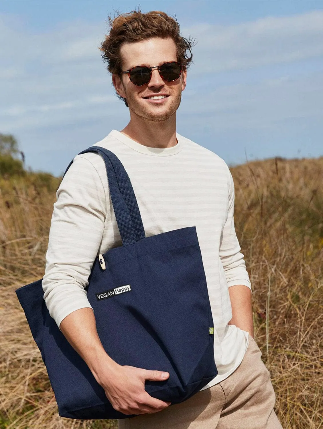Vegan Organic Cotton Canvas Marina Tote | Multiple Colours