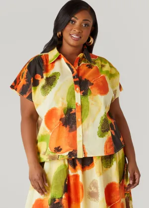 Watercolor Cotton Shirt