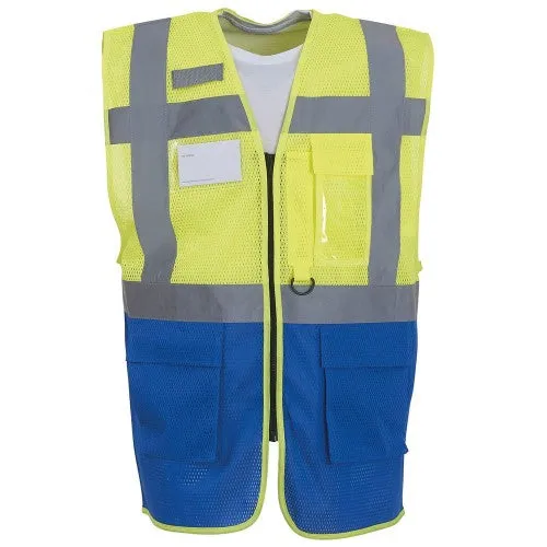 Yoko Mens Executive Mesh Hi-Vis Vest