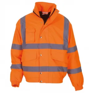 Yoko Mens Hi-Vis Bomber Jacket (Pack of 2)