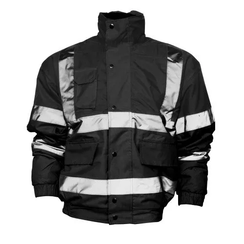 Yoko Mens Hi-Vis Bomber Jacket