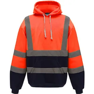 Yoko Mens Hi Vis Reflective Hoodie